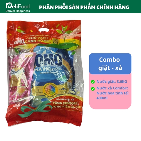 OMO nước giặt MG giữ màu cửa trước hương tươi mát - túi 3,6 kg