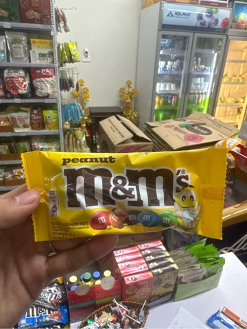 kẹo sô-cô-la đậu phộng m&m’s - gói 37g