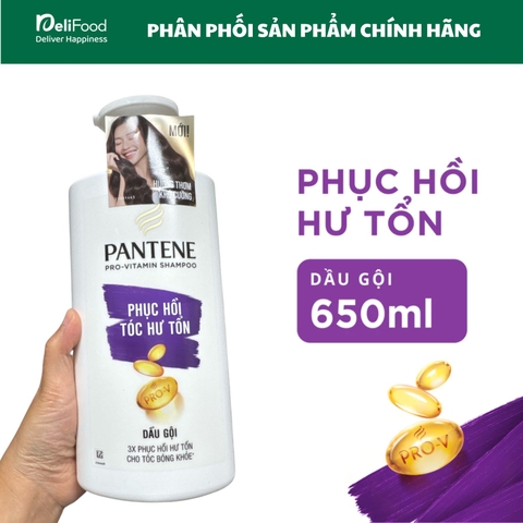 Pantene Dầu gội Phục Hồi Tóc Hư Tổn - chai 650ml