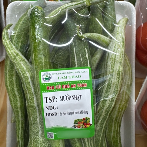 Mướp nhật sạch Lâm Thao (lặc lày) - Khay 500g