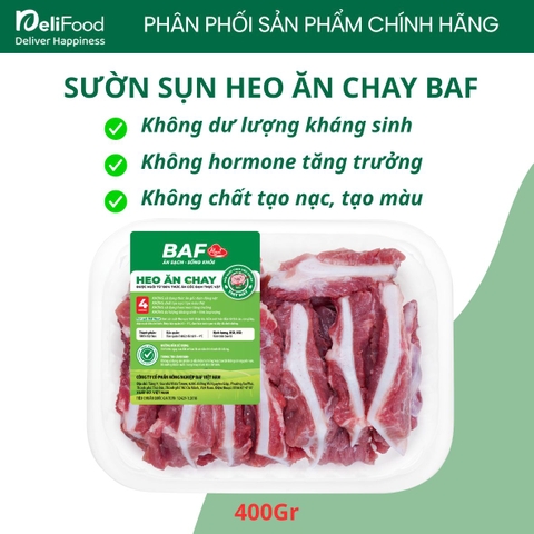 Sườn sụn heo BAF Meat - khay 400g