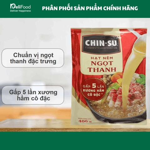 Hạt nêm Chinsu ngọt thanh xương hầm - Túi 400g