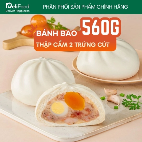 Bánh bao thập cẩm Thọ Phát 2 trứng cút - túi 560g