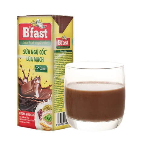 Sữa ngũ cốc lúa mạch B'fast - hộp 180ml