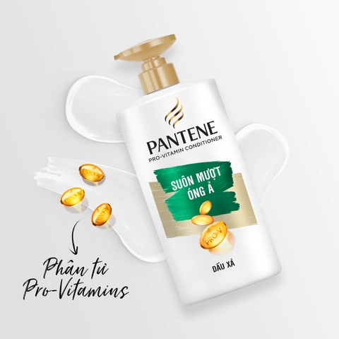Pantene Dầu gội Suôn Mượt Óng Ả - chai 300ml