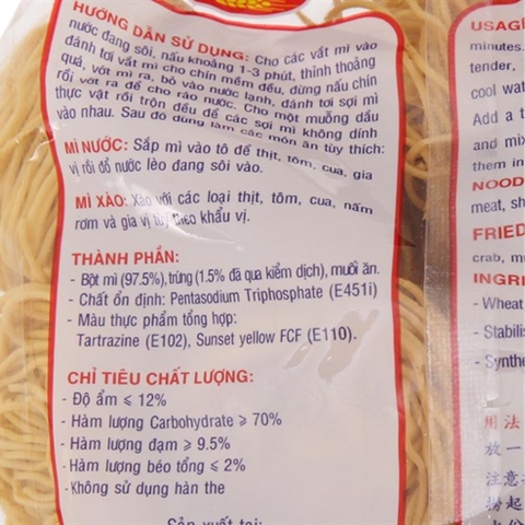 Mì Trứng Safoco