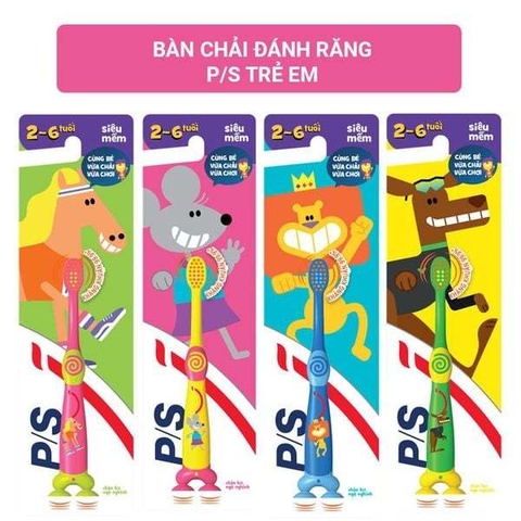 P/S Bàn chải đánh răng Trẻ Em Superkid 2-6 Tuổi - Cái