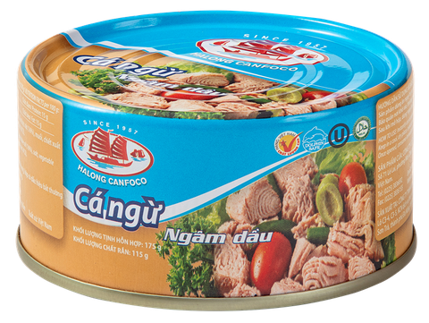 Cá ngừ ngâm dầu Hạ Long - 175g (115g thịt )