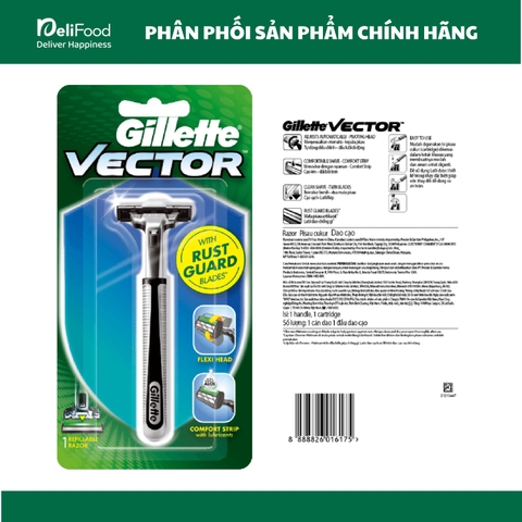 Dao cạo râu Gillette VECTOR 1UP - 1 Cái