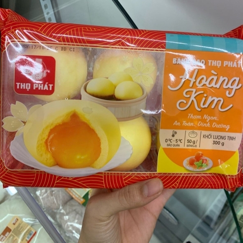 Bánh bao Thọ Phát hoàng Kim - túi 300g