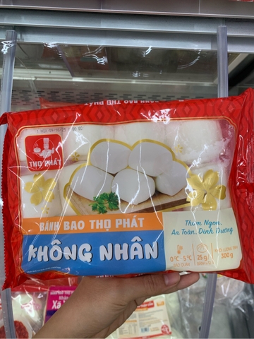 Bánh bao Thọ Phát không nhân vuông - túi 300g