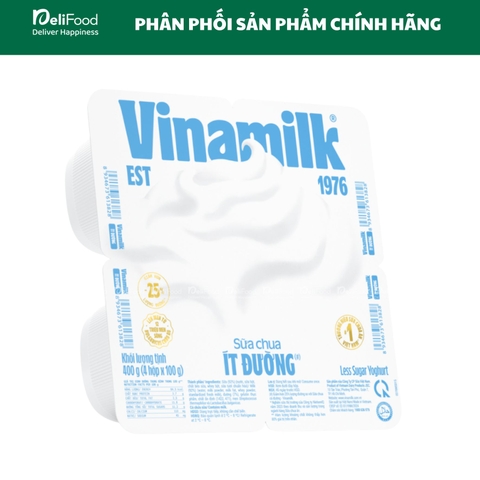 Sữa chua ăn Vinamilk ít đường - Hộp 100g