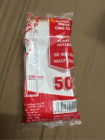 Set 50 muỗn nhựa cao cấp