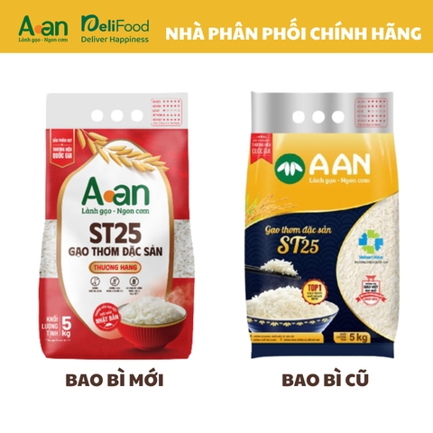 Gạo ST25 Chính hãng AAN - Túi 5kg