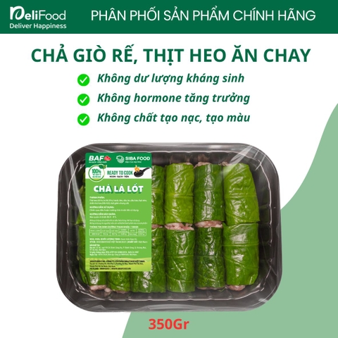 Chả lá lốt SibaFood - khay 350g
