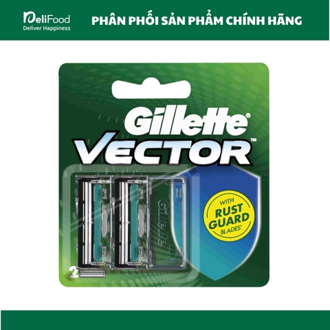 Lưỡi thay thế dao cạo râu Gillette Vector - 2 lưỡi