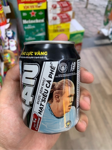 Nước tăng lực vàng wake-up 247 - lon 245ml