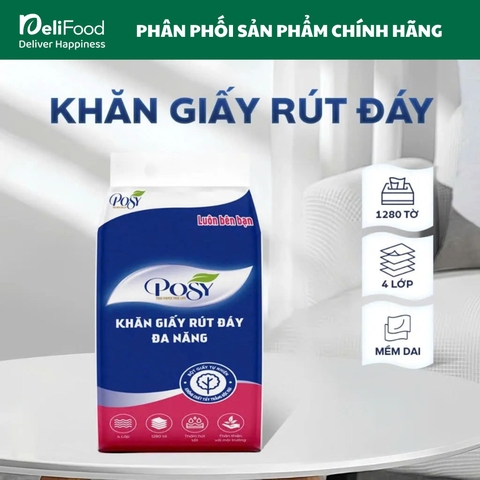 Khăn giấy rút đáy Posy