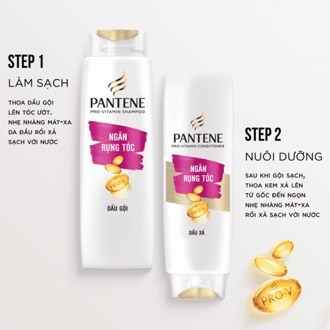 Pantene Dầu xả Ngăn rụng tóc - Chai 300ml