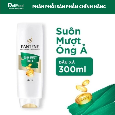 Pantene Dầu Xả Suôn Mượt Óng Ả - chai 300ml
