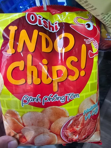 Bim bim phồng tôm cay Oishi