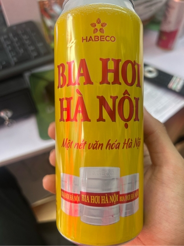 BIA HƠI HÀ NỘI - Lon 500ml