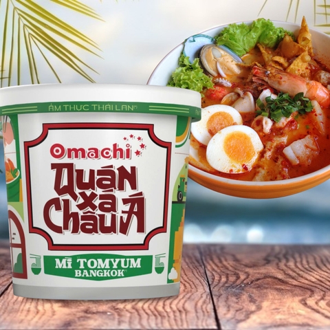 Mì Omachi quán xá Châu Á Tomyum BangKok - Hộp 95G