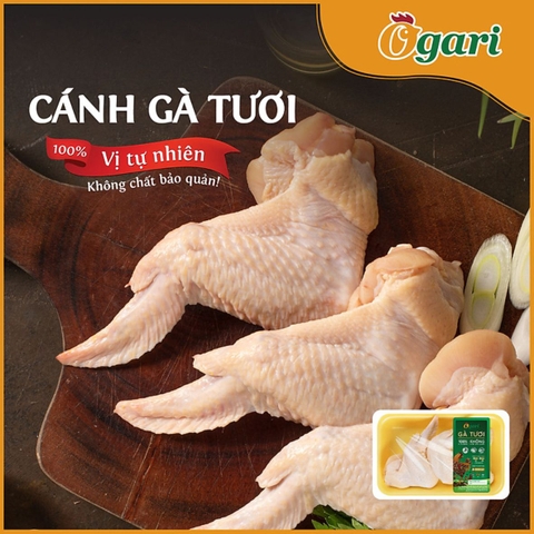 Cánh gà Ogari - Khay 500gr (+/-)