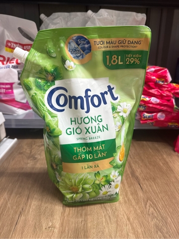 COMFORT Đậm Đặc 1 Lần Xả Hương Gió Xuân - túi 1.8L