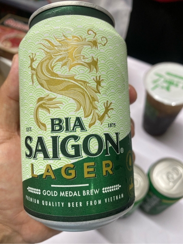 Bia Sài Gòn Lager - Lon 330ml