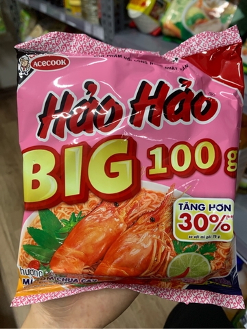 Mì hảo hảo tôm chua cay Big 100 - gói 100gr