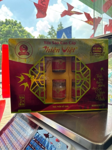 Hộp Yến Thiên Việt 15% Yến - Có đường hộp 6