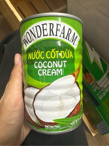 Nước cốt dừa Wonderfarm lọ 400ml