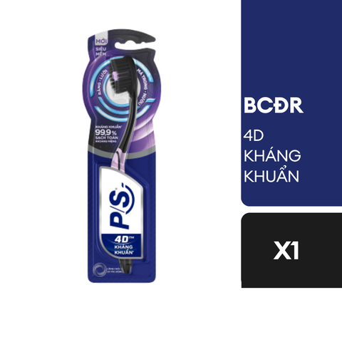 P/S Bàn chải đánh răng 4D kháng khuẩn