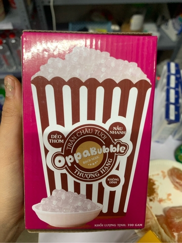 Trân châu tươi bạch ngọc oppaBubble - hộp 700g
