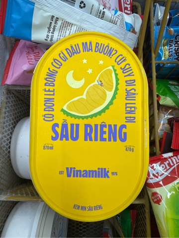 Kem Hộp Vinamilk Sầu Riêng - Hộp 870ml