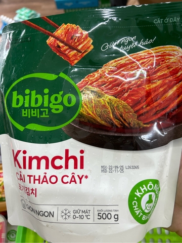 Kimchi cải thảo cây bibigo (CJ) - Túi 500g