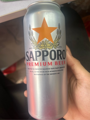 Bia SAPPORO PREMIUM - Lon 500ml