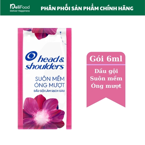 Head & Shoulder Dầu gội suôn mềm óng mượt - gói 6ml