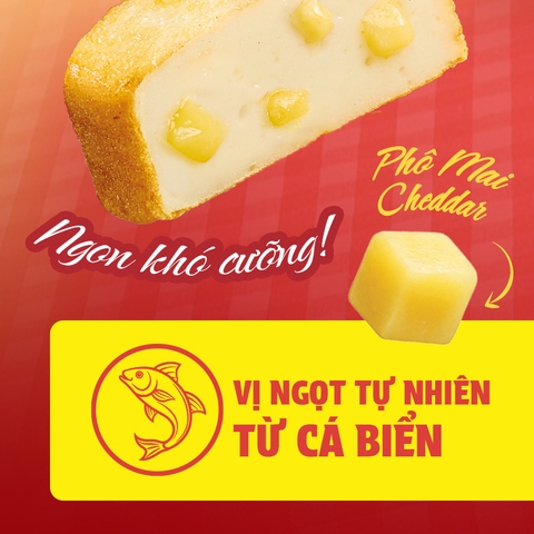Viên hải sản Đậu hũ phô mai CJ Cầu Tre - Gói 240g
