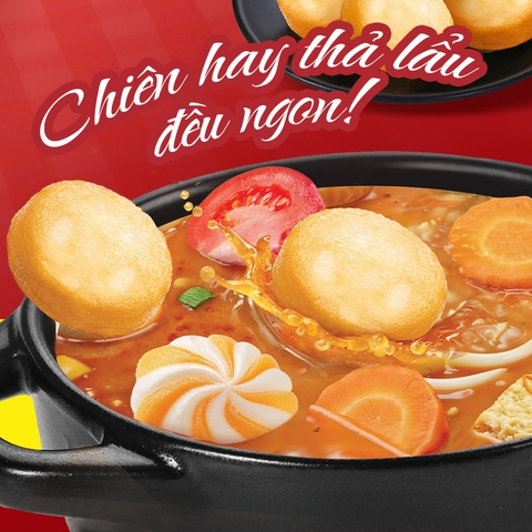 Viên hải sản Đậu hũ phô mai CJ Cầu Tre - Gói 240g