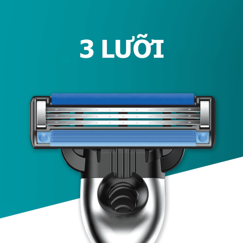 Lưỡi Dao Cạo Râu Gillette Mach 3 Fresh - Set 3 Lưỡi