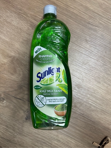 SUNLIGHT Nước rửa chén Trà Xanh - chai 750g