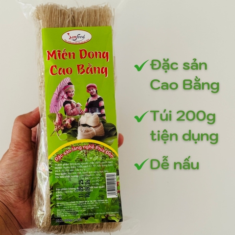 Miến Dong Cao Bằng San food - Túi 200g