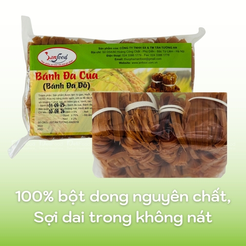 Bánh đa cua (bánh đa đỏ) - Gói 300g