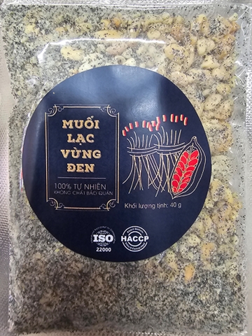 Muối lạc vừng đen HAPI - Túi 40g