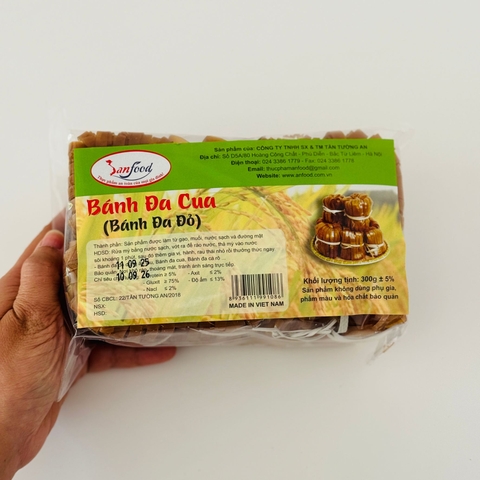 Bánh đa cua (bánh đa đỏ) - Gói 300g