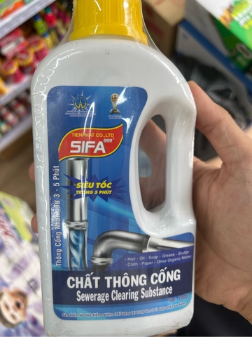 Chất thông cống siêu tốc Sifa - chai 700g