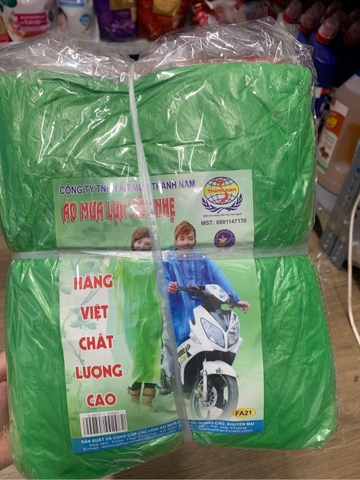 Áo mưa lụa siêu nhẹ Thành Nam
