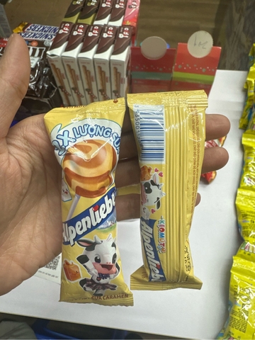 Kẹo mút Alpenliebe sữa caramen - que 10g
